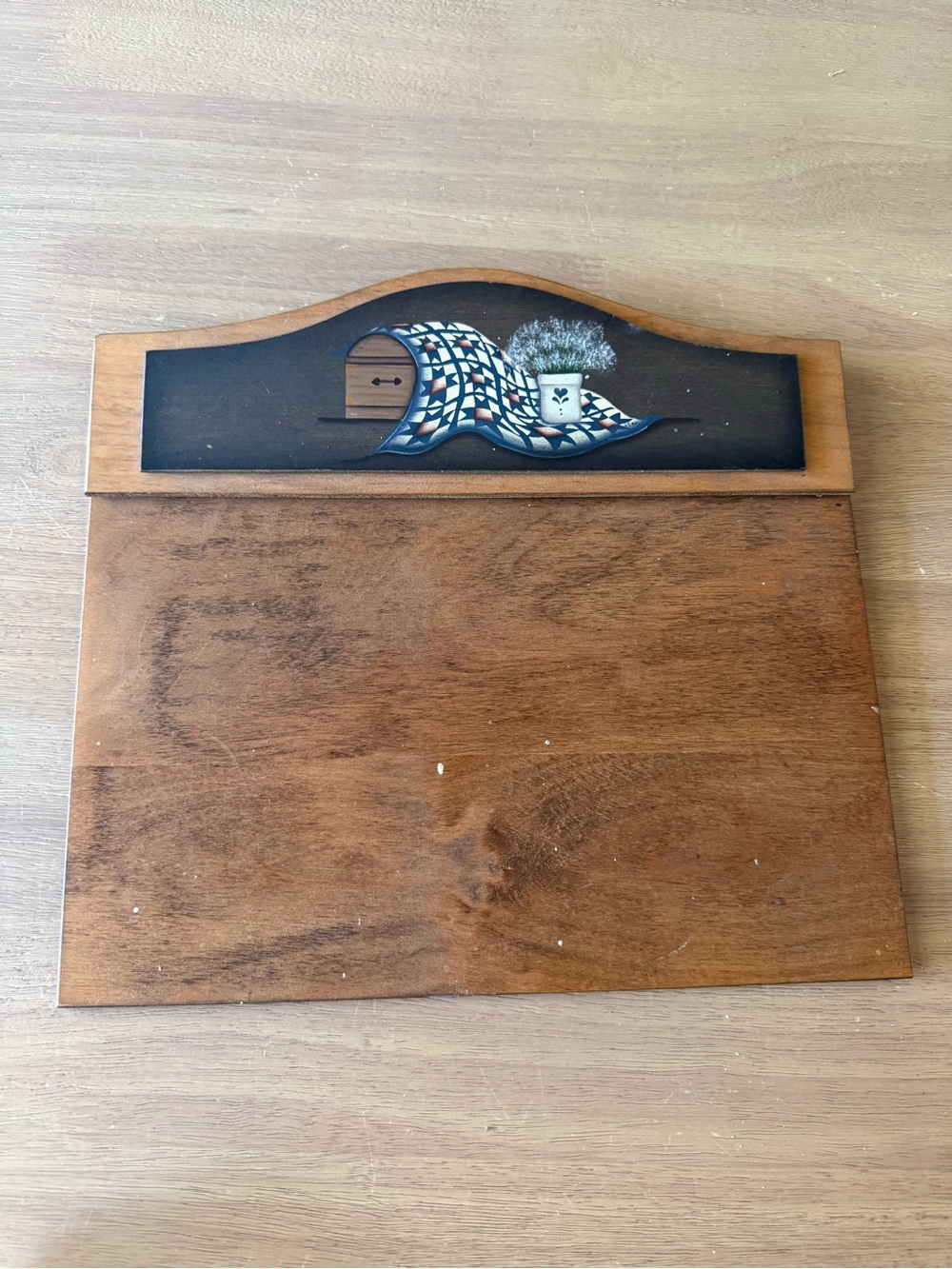 Vintage cottage core calendar holder